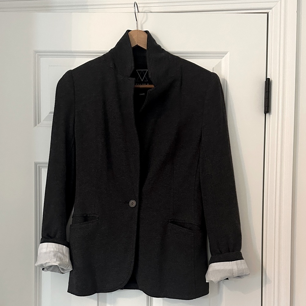 Talula Casual Heather Gray Blazer